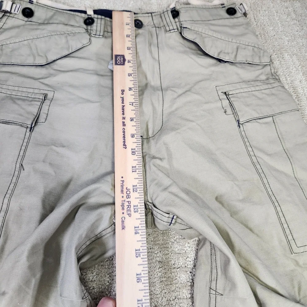 Vintage No Boundaries Cargo Pants Men 32x32 Baggy Paratrooper Wide Leg Y2K Trip - Picture 6 of 15